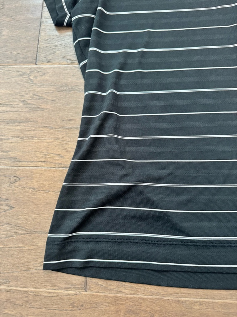 Nike Golf Women’s Black Striped Polo Top - Picture 2 of 13